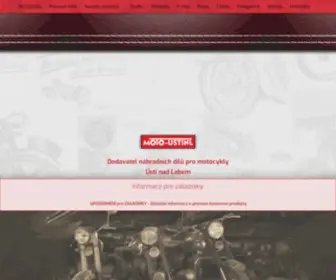 Moto-Ustinl.cz(Prodej náhradních dílů) Screenshot