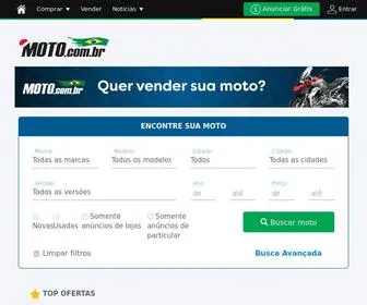 Moto.com.br(Motos Novas e Usadas no) Screenshot