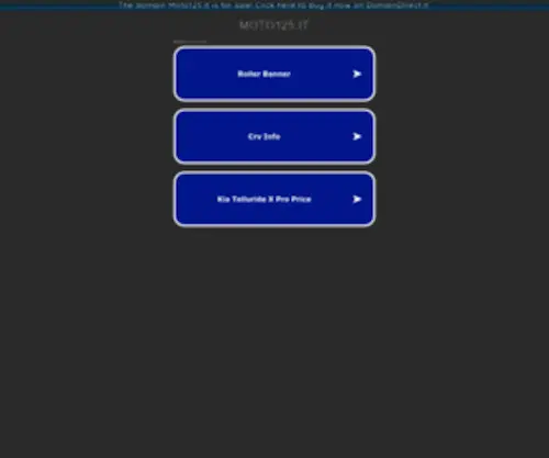 Moto125.it(Il punto di accesso ideale per il tuo business online) Screenshot