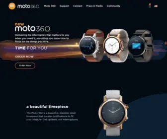 Moto360.com(The Moto 360 smartwatch) Screenshot