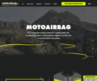 Motoairbag.com(L' Airbag per Motociclisti) Screenshot
