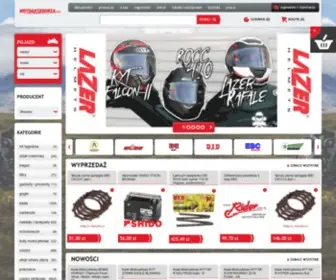 Motoakcesoria.com(Akcesoria motocyklowe i rowerowe) Screenshot