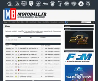 Motoball.fr(Site Officiel du Moto) Screenshot