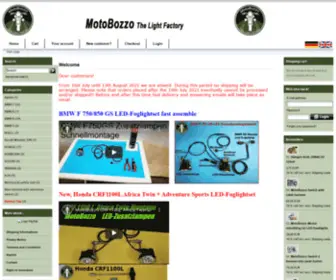 Motobozzo.de(MotoBozzo The Light Factory) Screenshot