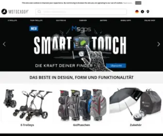 Motocaddygolf.de(Motocaddy) Screenshot