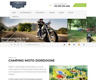 Motocamp.nl(Camping Moto Dordogne) Screenshot