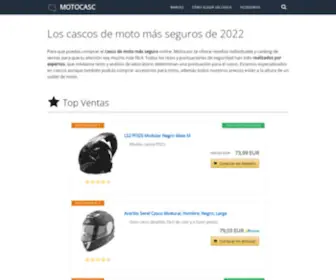 Motocasc.com(Los cascos de moto más seguros) Screenshot