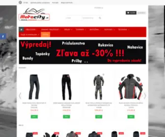 Motocity.sk(Oblečenie pre motorkárov) Screenshot