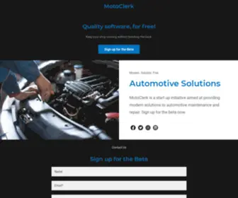 Motoclerk.com(Motoclerk) Screenshot