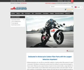 Motocomposites.com(Motorcycle Carbon Fiber and Performance Parts) Screenshot