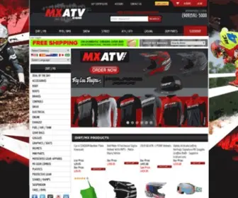 Motocross-ATV.com(Motocross Gear) Screenshot