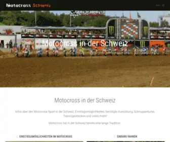 Motocross-SChweiz.ch(Infos über Motocross) Screenshot