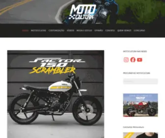 Motocultura.com.br(Motocicleta, motociclismo, customização e estilo de vida) Screenshot