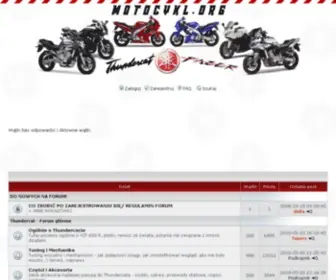 Motocykl.org(Motocykle Yamaha Fazer oraz Yamaha Thundercat) Screenshot