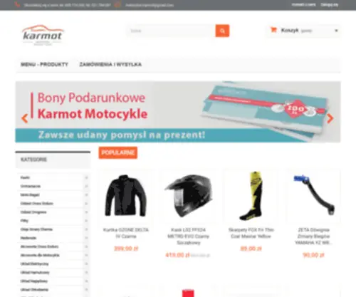 Motocykle-Karmot.pl(Motocykle Karmot) Screenshot