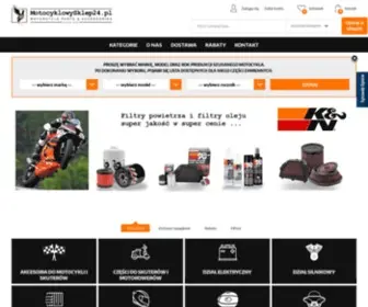 Motocyklowysklep24.pl(Sklep motocyklowy online) Screenshot