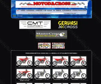 Motodacross.com(Tutte le moto da cross Honda Yamaha Suzuki Kawasaki TM Husqvarna KTM) Screenshot