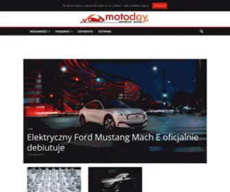 Motoday.pl(Blog motoryzacyjny) Screenshot