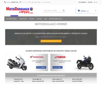 MotodesguacevFerrer.es(Desguace motos) Screenshot