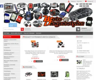 Motodiagnostyka.com(Sprzedaż i serwis urządzeń do diagnostyki i serwisu pojazdów) Screenshot