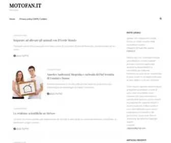 Motofan.it(News blog) Screenshot