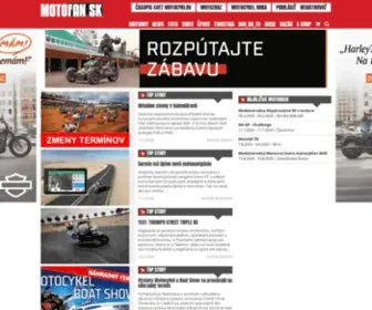 Motofan.sk(úvodná) Screenshot