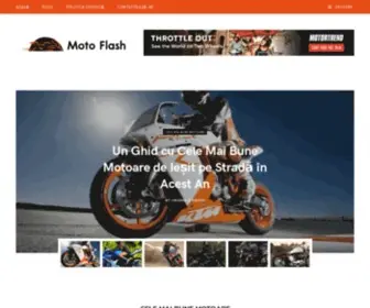 Motoflash.ro(Blog sportiv motociclete) Screenshot