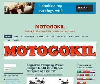 Motogokil.com(Berbagi kebaikan dalam dunia per) Screenshot