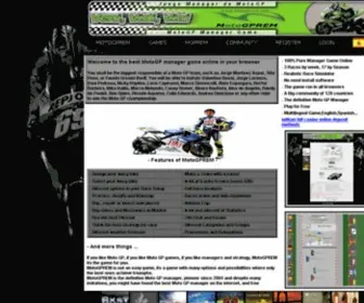 Motogprem.com Screenshot