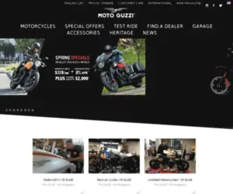 Motoguzzi-US.com(Moto Guzzi USA) Screenshot