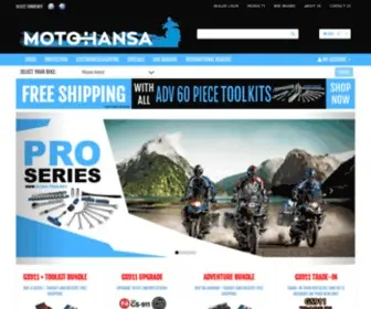 Motohansa.com.au(Premium Adventure Motorcycle Tools) Screenshot