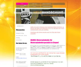 Motohelmes.de(HELMES-Motorradzubehör) Screenshot