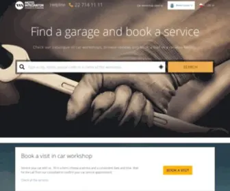 Motointegrator.com(Znajdź mechanika i warsztat samochodowy oraz umów wizytę) Screenshot