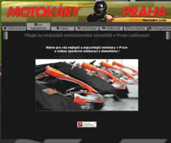 Motokary.com(Motokáry PRAHA) Screenshot