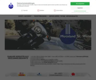 Motolandshop.de(Motoland St.Wendel GmbH) Screenshot