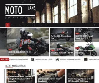 Motolanemc.com(MOTO LANE) Screenshot