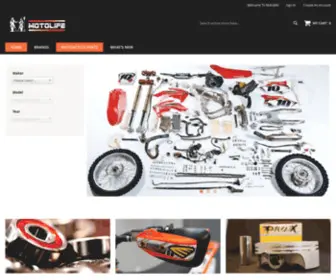 Motolife.it(Italian Motorcycle parts Store MOTOLIFE The best italian store for motorcycle parts) Screenshot