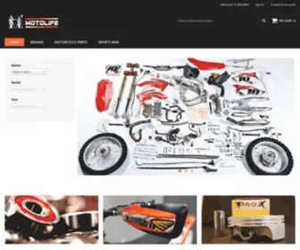 Motolifeparts.com(Italian Motorcycle parts Store MOTOLIFE The best italian store for motorcycle parts) Screenshot