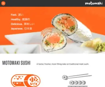 Motomaki.com(Fast casual Japanese sushi in Boulder) Screenshot