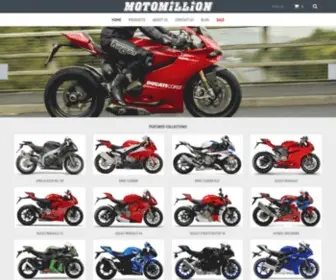 Motomillion.com(Motorcycle CNC Accessories & More) Screenshot