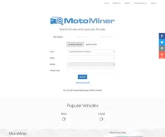 Motominer.com(Microsoft Azure Web App) Screenshot