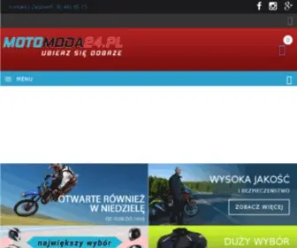 Motomoda24.pl(Twój dobry sklep motocyklowy) Screenshot