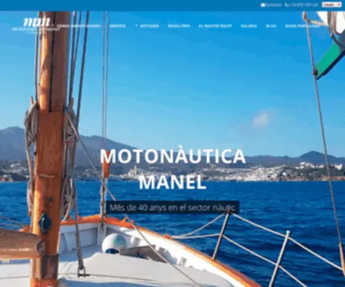 Motonauticamanel.com(Motonàutica Manel) Screenshot