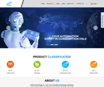 Motontech.net(Robot Coffee Machine) Screenshot