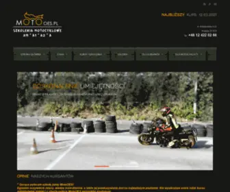 Motooes.pl(Prawo jazdy kurs kat a am na motor motocykl Kraków gdzie najlepiej) Screenshot