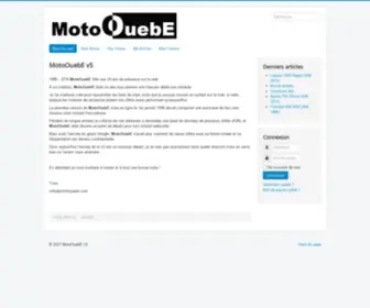 Motoouebe.com(Site motard depuis 1996) Screenshot