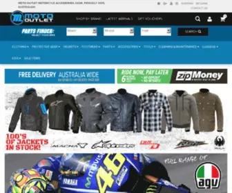 Motooutlet.com.au(Moto Outlet) Screenshot