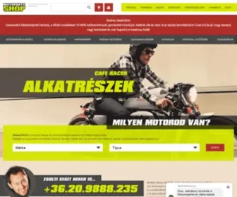 Motopartsshop.hu(Motorosbolt ĂŠs motoros webĂĄruhĂĄz) Screenshot