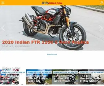 Motopinas.com(Philippine motorcycle news) Screenshot