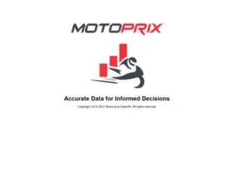 Motoprix.com(Accurate Data for Informed Decisions) Screenshot